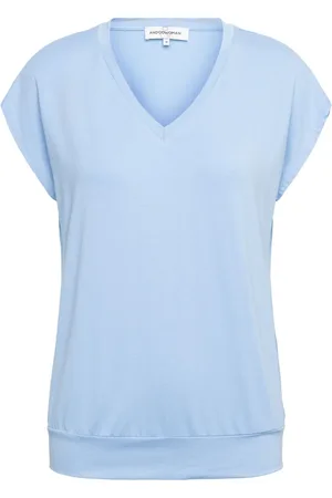 &Co Woman Dames, Tops, Blauw, Maat: XL Viscose