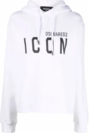 Dsquared2 Dames, Sweatshirts & Hoodies, Wit, Maat: S Katoen
