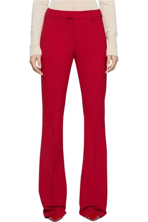 Dondup Dames, Broeken, Rood, Maat: S