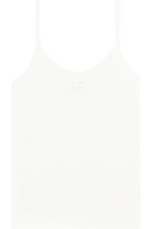Courrèges Dames, Tops, Wit, Maat: L Katoen
