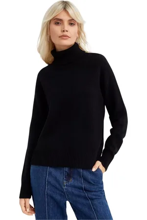 FAY Dames, Truien, Zwart, Maat: XS Leer