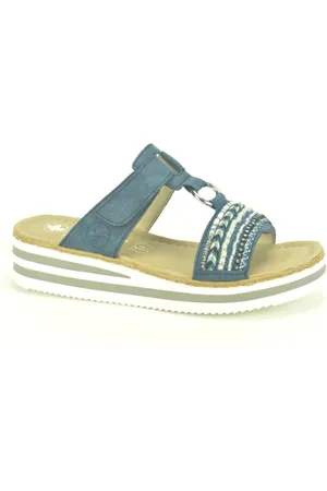 Rieker Dames, Schoenen, Blauw, Maat: 40 EU