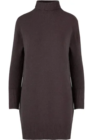 Bomboogie Dames, Jurken, Bruin, Maat: S Viscose
