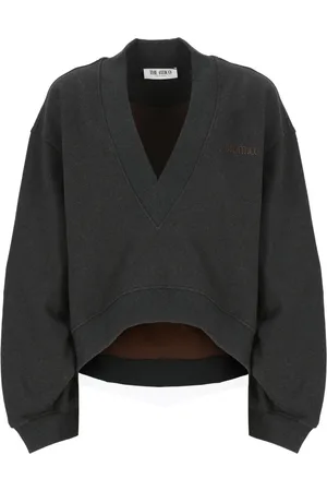 The Attico Dames, Sweatshirts & Hoodies, Zwart, Maat: XS Katoen