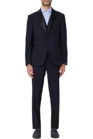 TAGLIATORE Heren, Pakken, Blauw, Maat: 2XL Leer