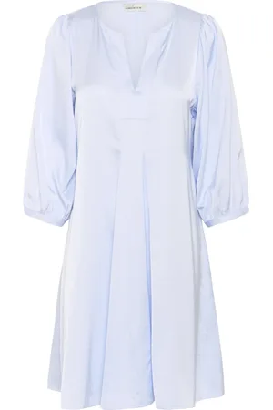 Karen by Simonsen Dames, Jurken, Blauw, Maat: S Viscose