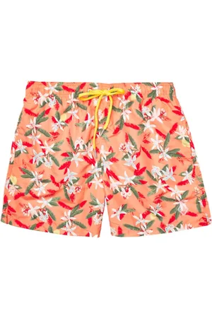 GANT Heren, Badkleding, Oranje, Maat: XL Poliester