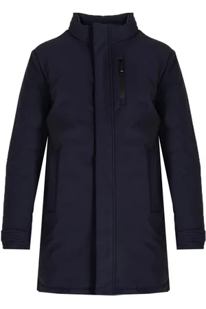 Guess Heren, Jassen, Blauw, Maat: XL Leer
