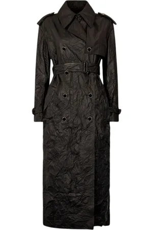 Roberto Cavalli Dames, Mantels, Zwart, Maat: 2XS