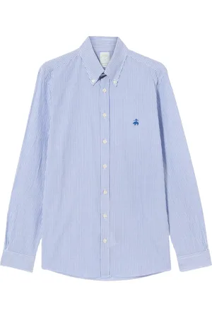 Brooks Brothers Heren, Overhemden, Blauw, Maat: M Katoen
