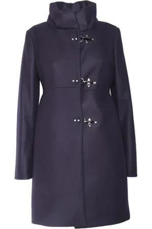 FAY Dames, Mantels, Blauw, Maat: L Wol