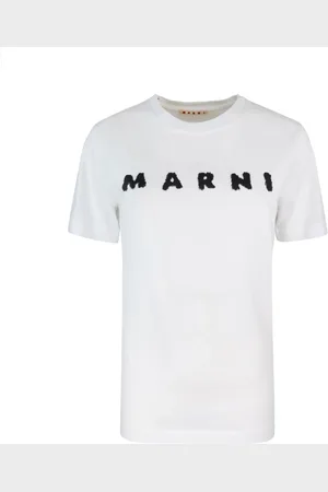 Marni Dames, Tops, Wit, Maat: 2XS Katoen