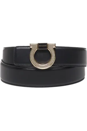 Salvatore Ferragamo Heren, Accessoires, Zwart, Maat: 115 CM Leer