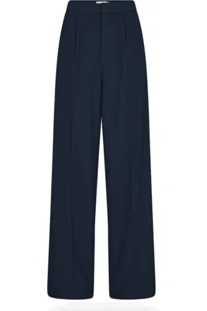 Copenhagen Muse Dames, Broeken, Blauw, Maat: XL Viscose