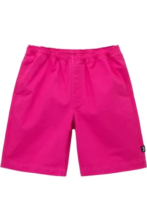 STUSSY Heren, Korte broeken, Roze, Maat: L Katoen