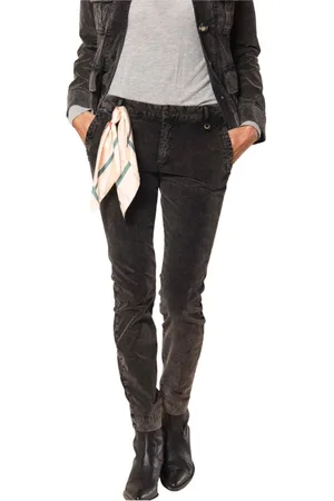 Masons Dames, Broeken, Zwart, Maat: 3XS Velours
