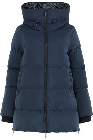 MOORER Dames, Jassen, Blauw, Maat: S Polyamide