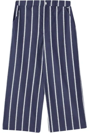 Liu Jo Dames, Broeken, Blauw, Maat: M Katoen