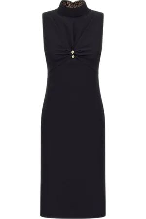 Roberto Cavalli Dames, Jurken, Zwart, Maat: M