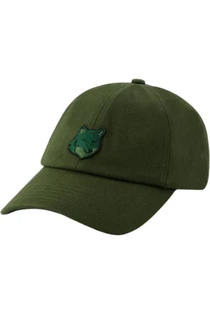 Maison Kitsuné Unisex, Accessoires, Groen, Maat: ONE Size Katoen