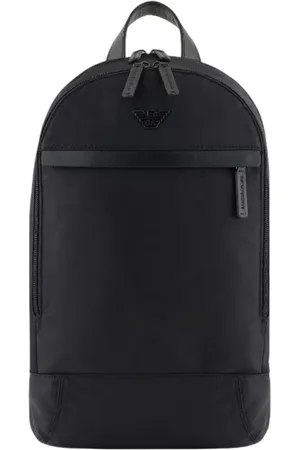 Emporio Armani Heren, Tassen, Zwart, Maat: ONE Size Nylon