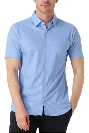DESOTO Heren, Overhemden, Blauw, Maat: 2XL
