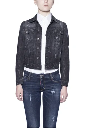 Dsquared2 Dames, Jassen, Blauw, Maat: 2XS Denim