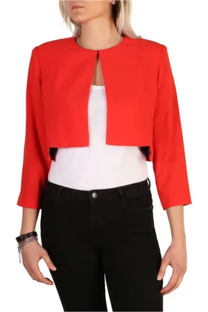 Guess Dames, Jassen, Rood, Maat: XL Poliester
