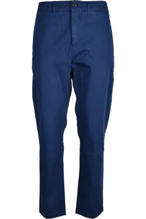 DEPARTMENT FIVE Heren, Broeken, Blauw, Maat: W36 Katoen