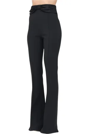 Elisabetta Franchi Dames, Broeken, Zwart, Maat: XL