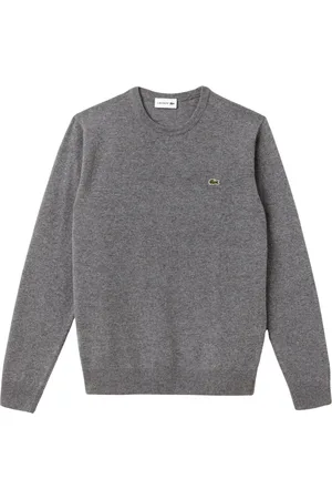 Lacoste Heren, Truien, Grijs, Maat: S Katoen