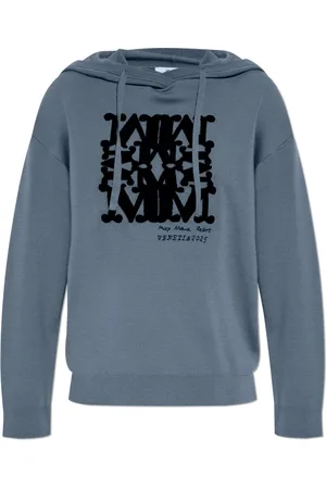Max Mara Dames, Sweatshirts & Hoodies, Blauw, Maat: XS Wol