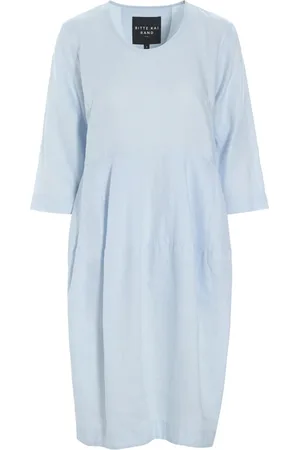Bitte Kai Rand Dames, Jurken, Blauw, Maat: L Linnen