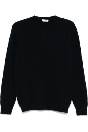 Boglioli Heren, Truien, Blauw, Maat: 2XL Wol