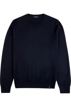 FAY Heren, Truien, Blauw, Maat: 3XL Wol