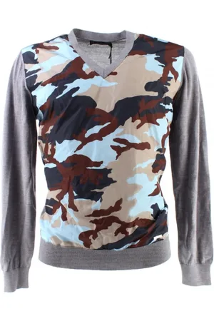 Dsquared2 Heren, Truien, Grijs, Maat: S Wol