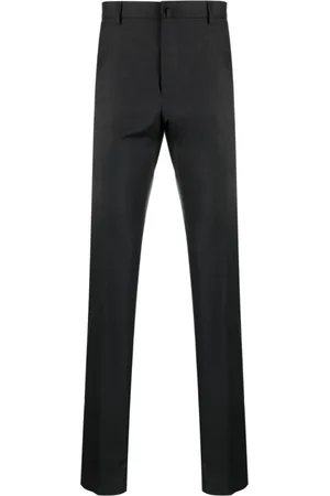 Lanvin Heren, Broeken, Grijs, Maat: M Wol