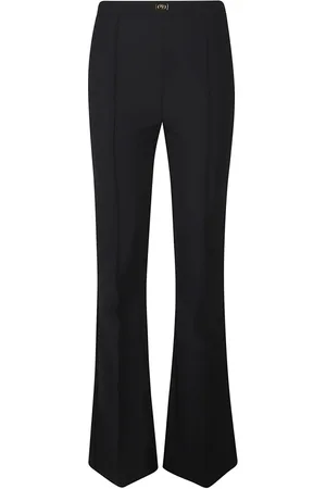 Elisabetta Franchi Dames, Broeken, Zwart, Maat: 2XS Poliester