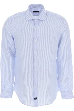 FAY Heren, Overhemden, Blauw, Maat: 3XL
