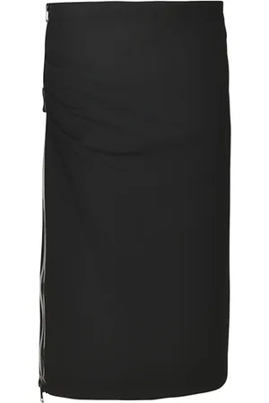 Lanvin Dames, Rokken, Zwart, Maat: S Poliester