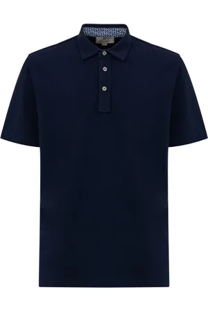 CANALI Heren, Tops, Blauw, Maat: L Katoen