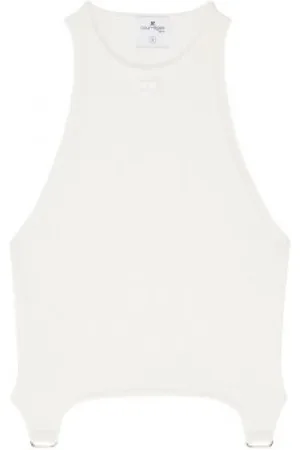 Courrèges Dames, Tops, Wit, Maat: L Viscose