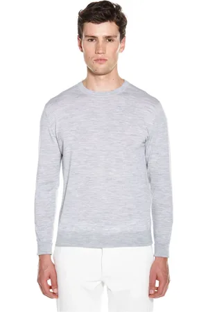 ELEVENTY Heren, Truien, Grijs, Maat: 3XL Wol
