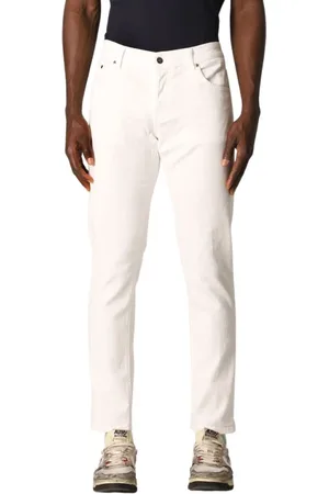 Dondup Heren, Jeans, Wit, Maat: W36 Katoen