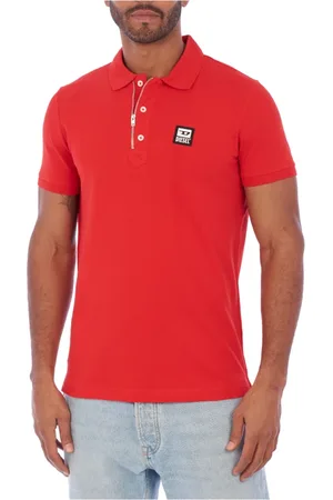 Diesel Heren, Tops, Rood, Maat: XL Katoen