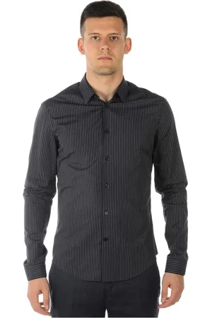Balenciaga Heren, Overhemden, Zwart, Maat: XL