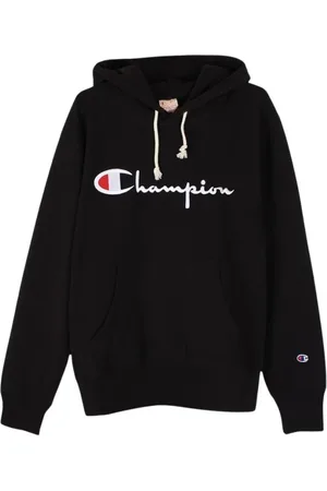 Champion Heren, Sweatshirts & Hoodies, Zwart, Maat: S Katoen