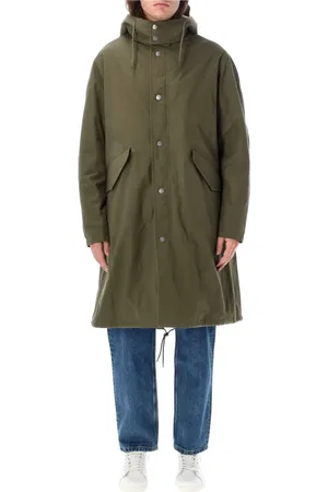 A.P.C. Heren, Mantels, Groen, Maat: XL Katoen