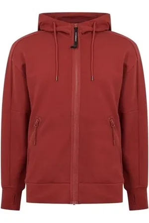 C.P. Company Heren, Sweatshirts & Hoodies, Rood, Maat: L Fleece