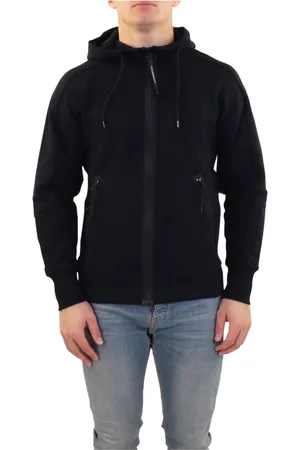 C.P. Company Heren, Sweatshirts & Hoodies, Zwart, Maat: L Katoen